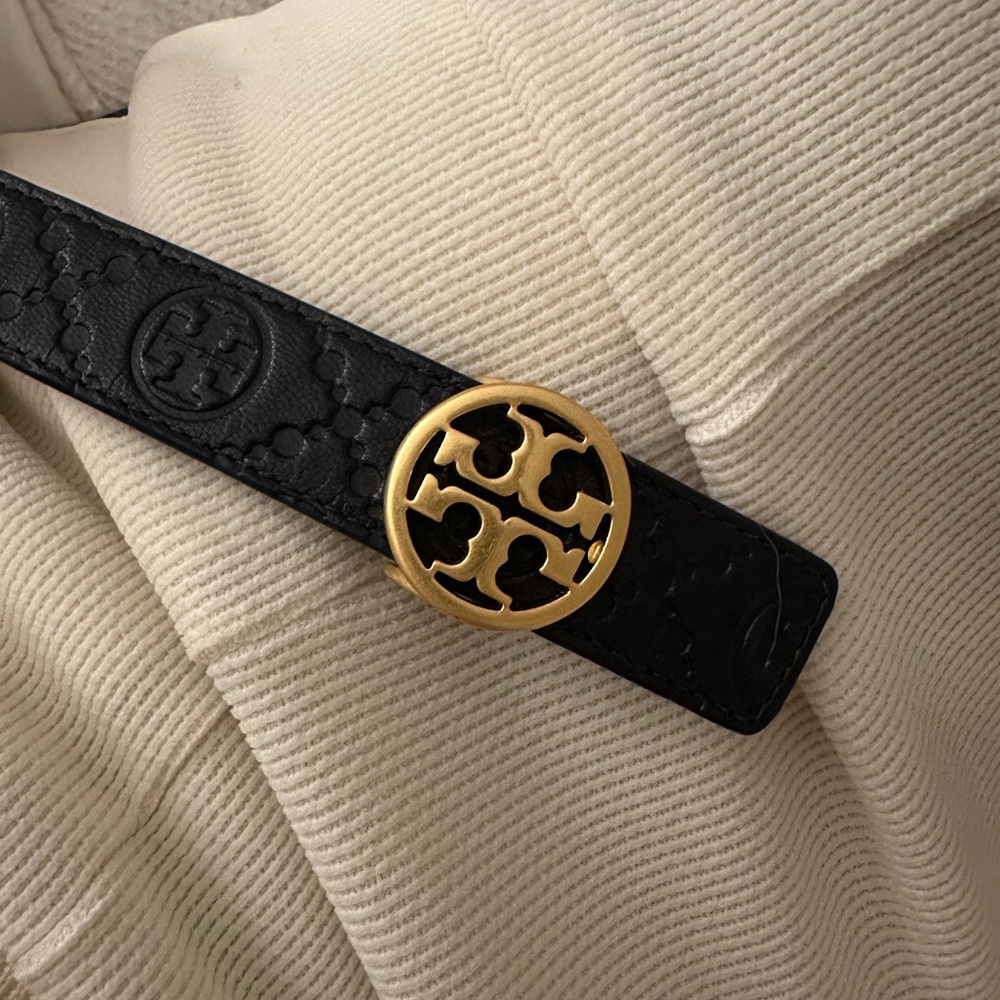 Tory Burch Black and Gold Women’s Belt Size M
